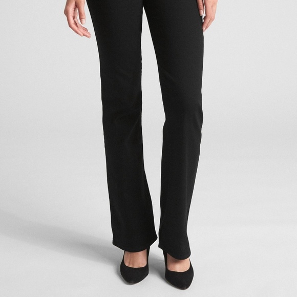 GAP Mid Rise Perfect Boot Jeans in Everblack New - Picture 3 of 8